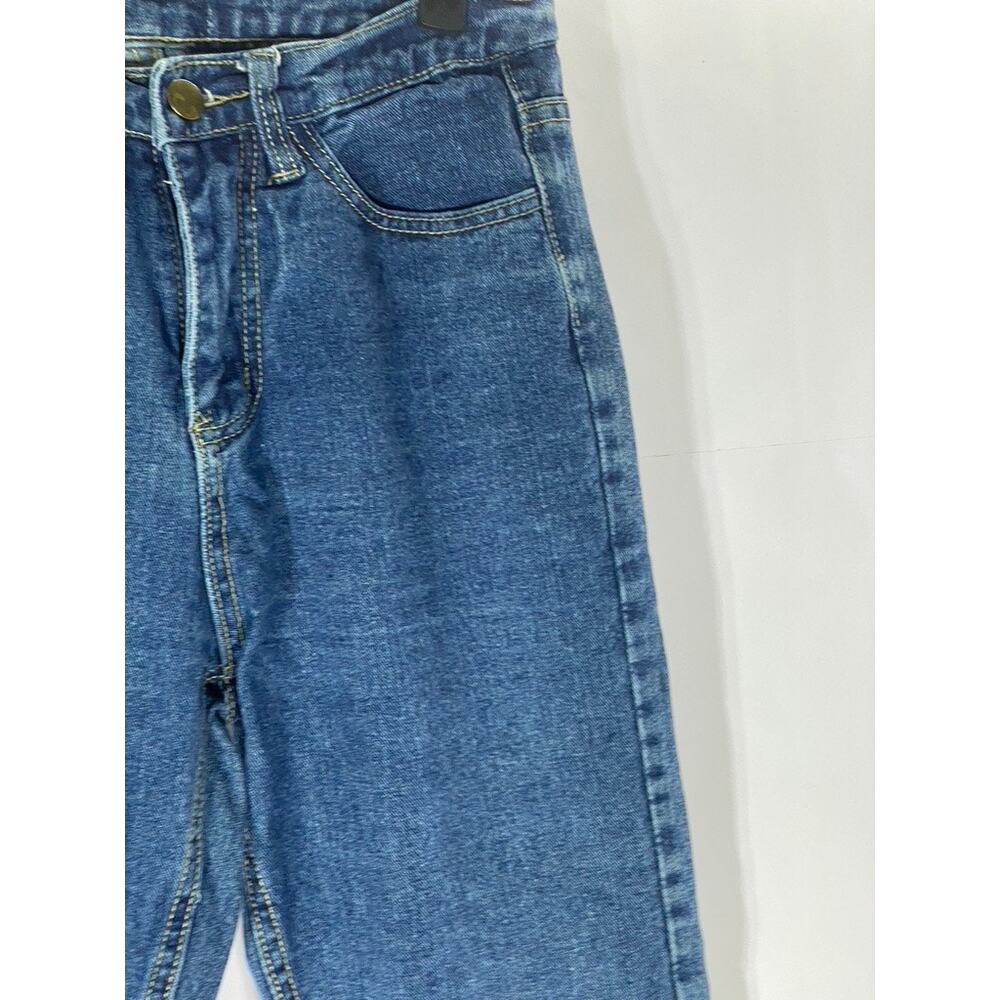UNBRANDED Women's Dark Blue Denim Skinny-Leg High-Rise Jean SZ 25 - Picture 4 of 10